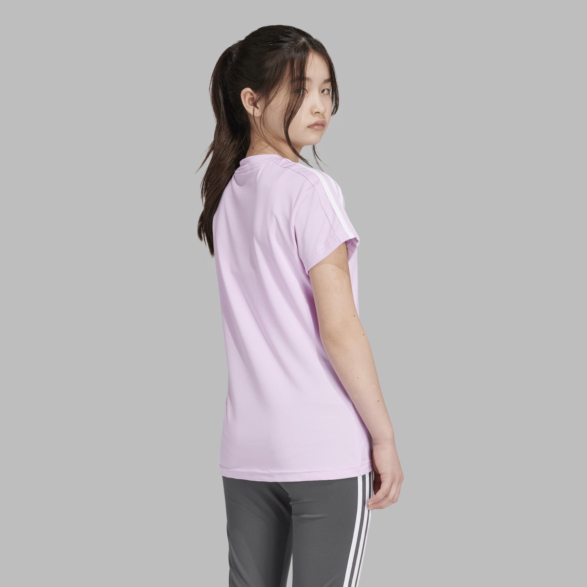 Camiseta Deportiva Adidas Niños Violeta 3/11