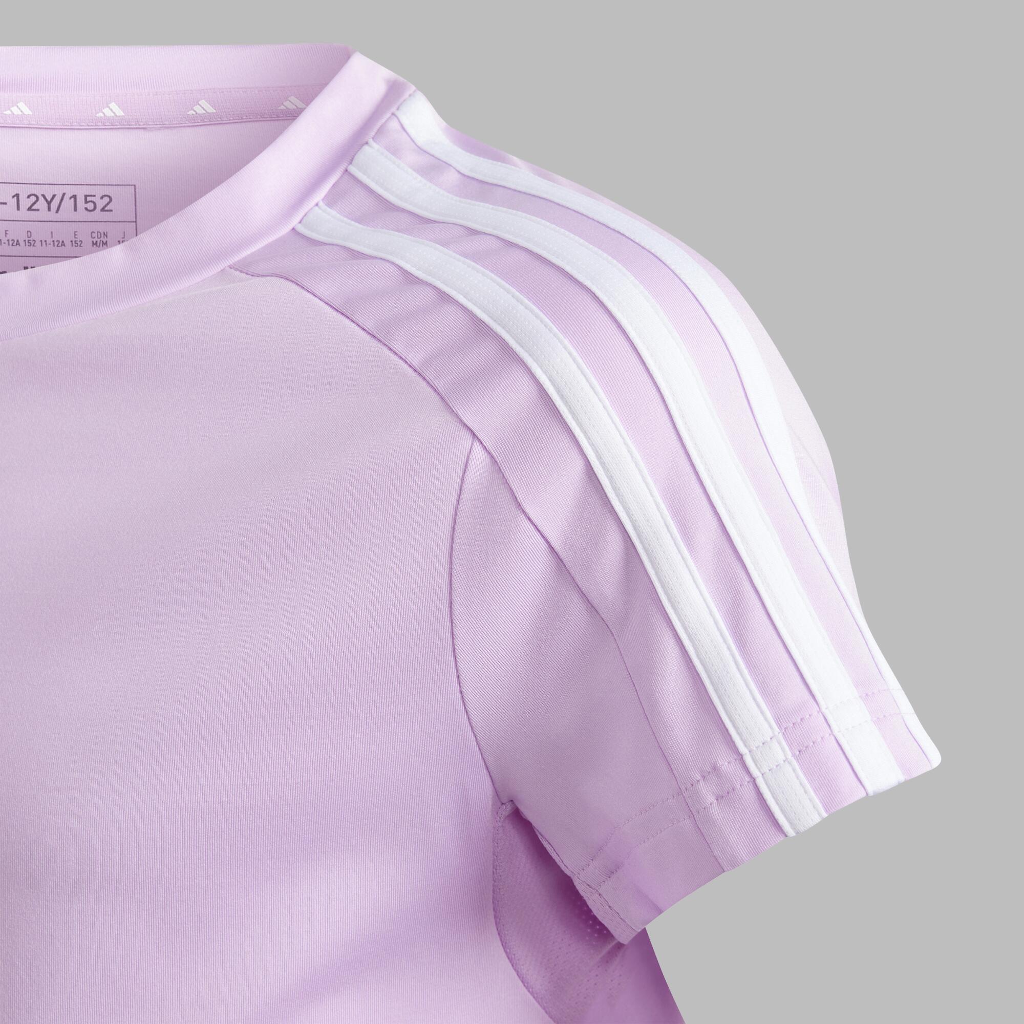 Camiseta Deportiva Adidas Niños Violeta 10/11