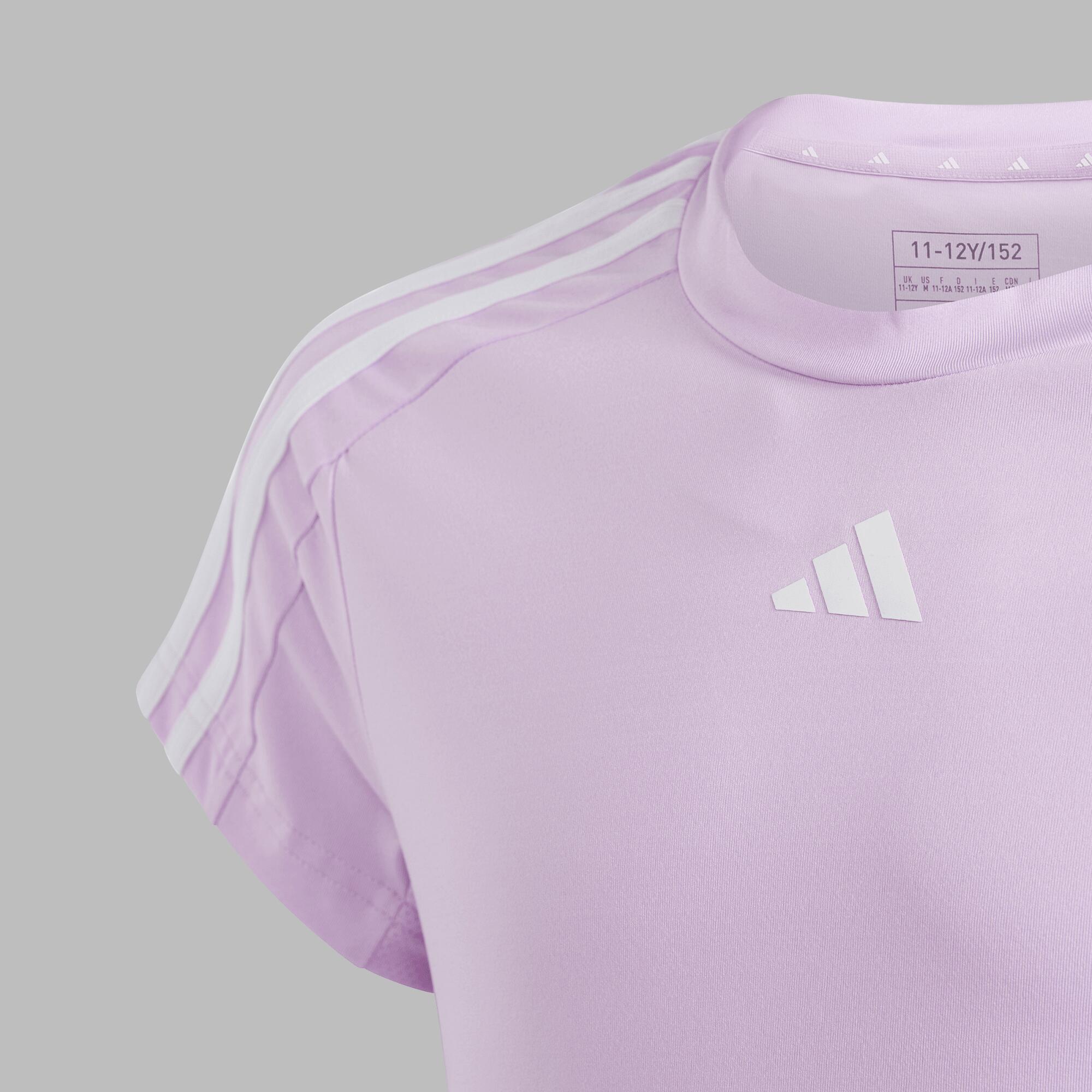 Camiseta Deportiva Adidas Niños Violeta 8/11