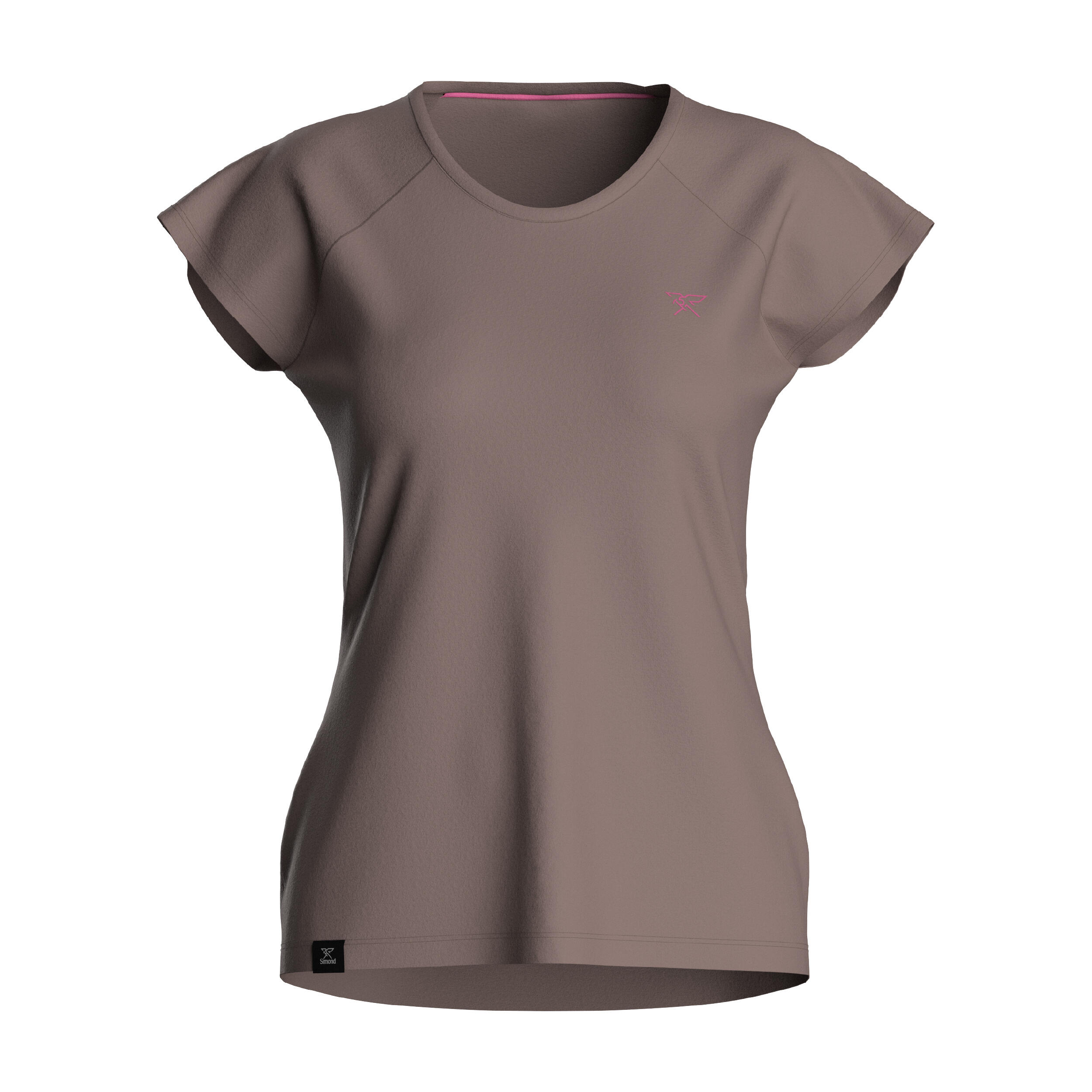 T-shirt confortável de escalada mulher, Vertika violeta 9/9