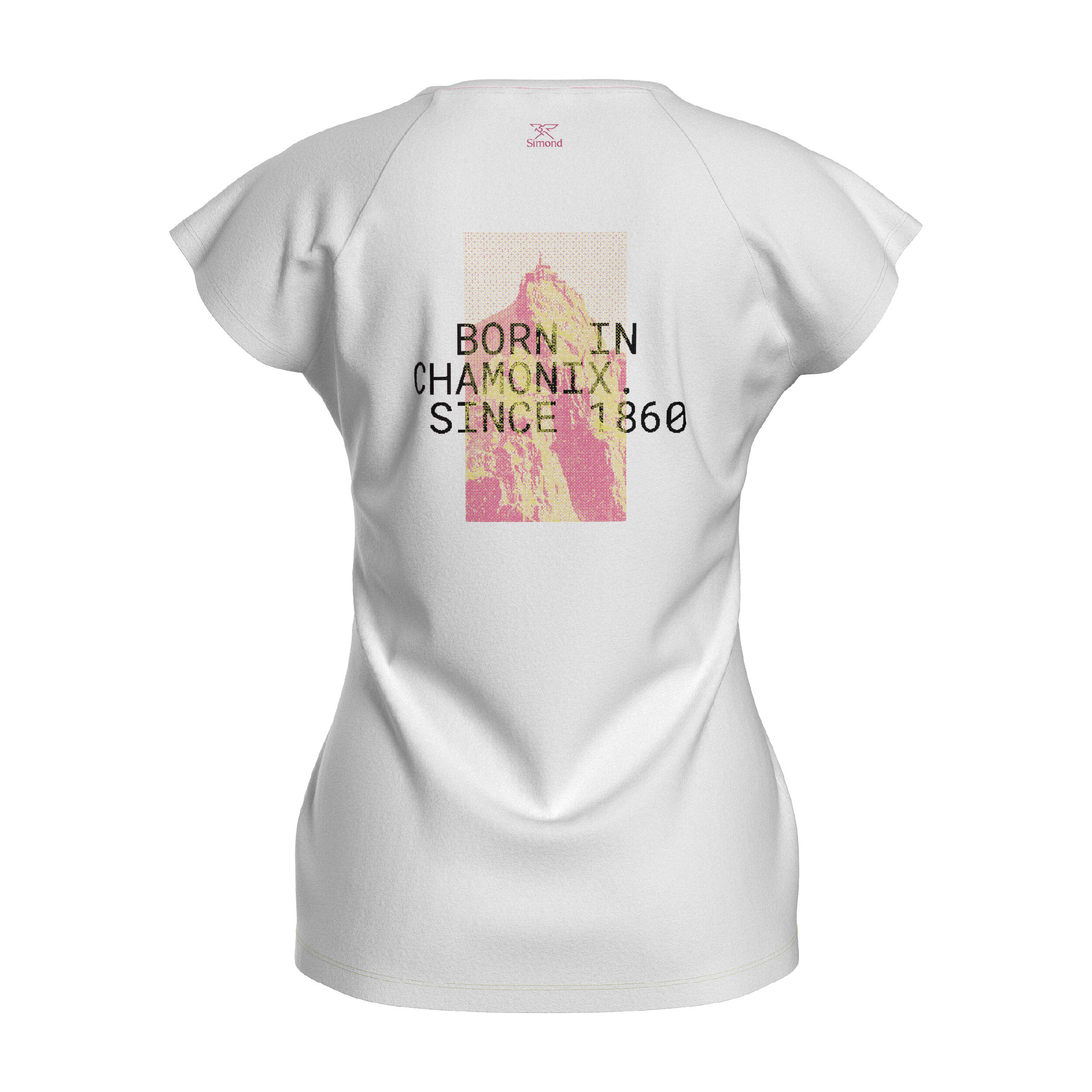 Women’s comfortable climbing t-shirt, Vertika white