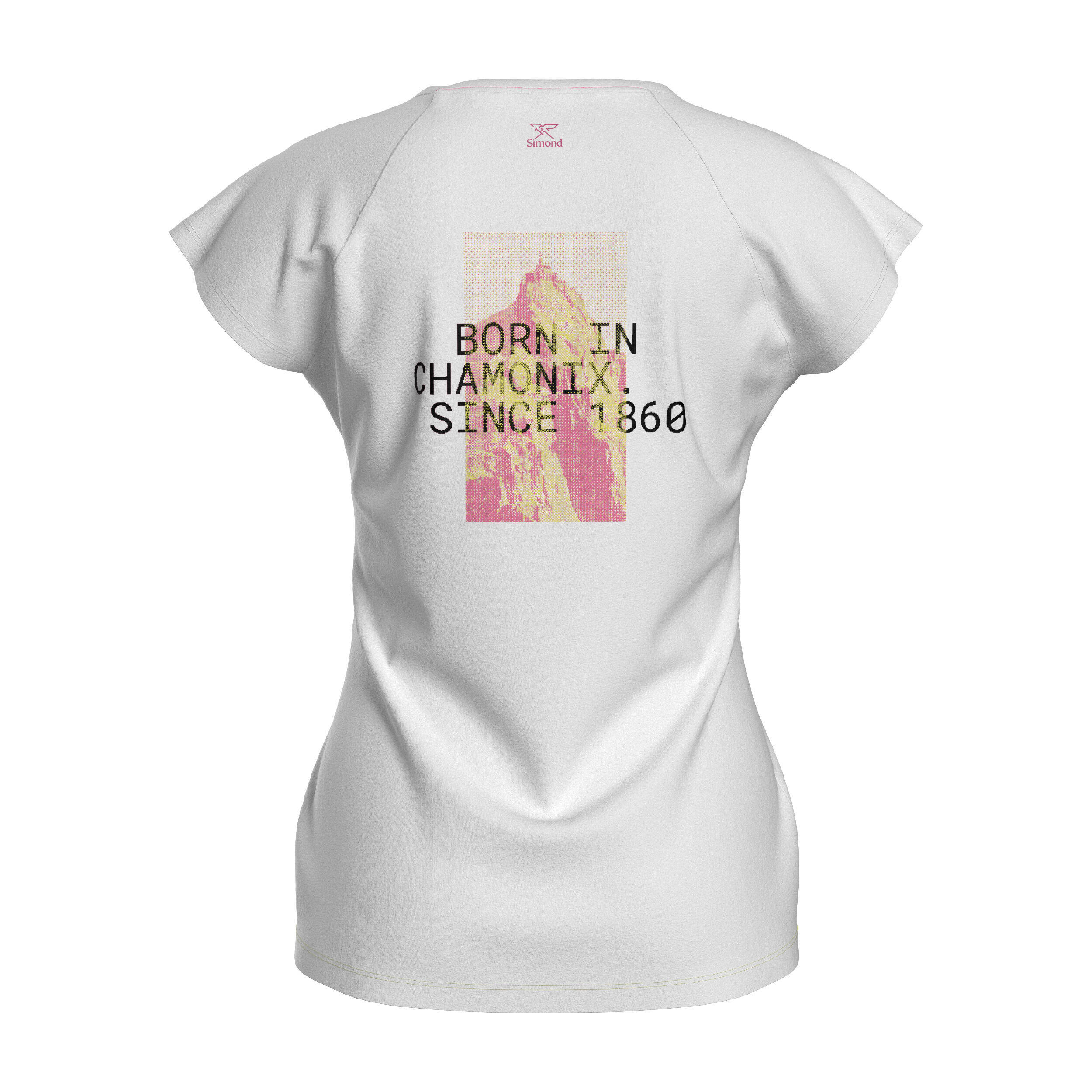 Women’s comfortable climbing t-shirt, Vertika white