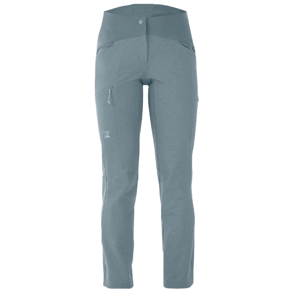 Women’s soft climbing trousers, Vertika blue