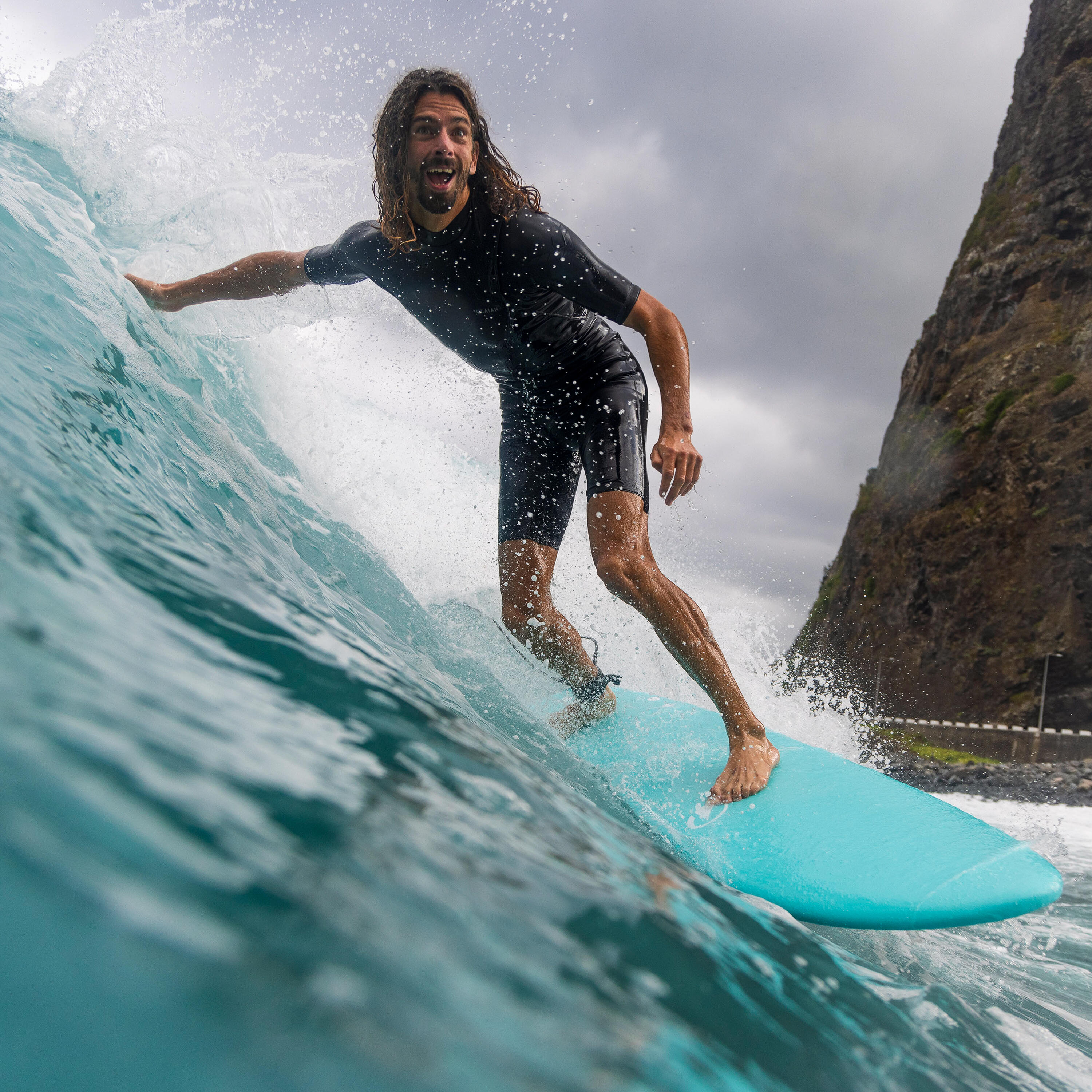 Tabla Surf Turquesa Espuma 6’6 Swallow Tail 55 l 12/14