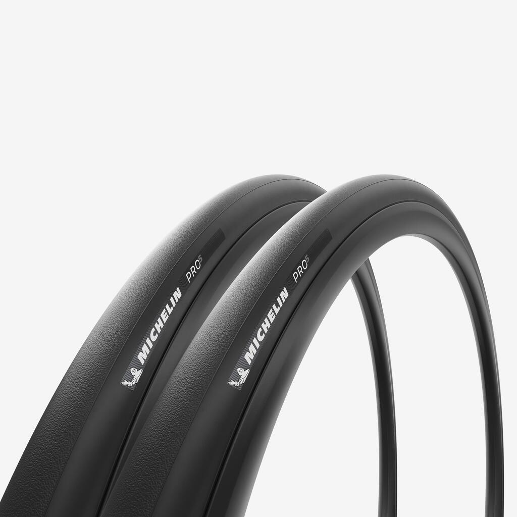 Črna pnevmatika MICHELIN PRO 5 TLR (par, 700 x 25)