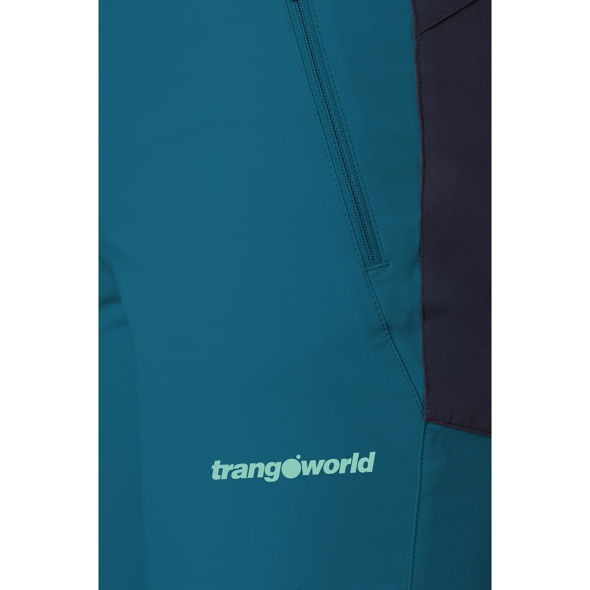 Pantalón de montaña y trekking Mujer Trangoworld Oteros azul 2/2