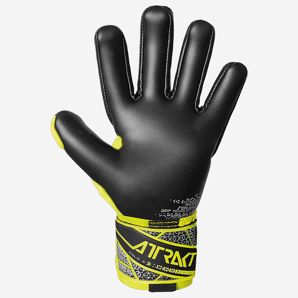 Adult Goalkeeper Gloves Attrakt Gold