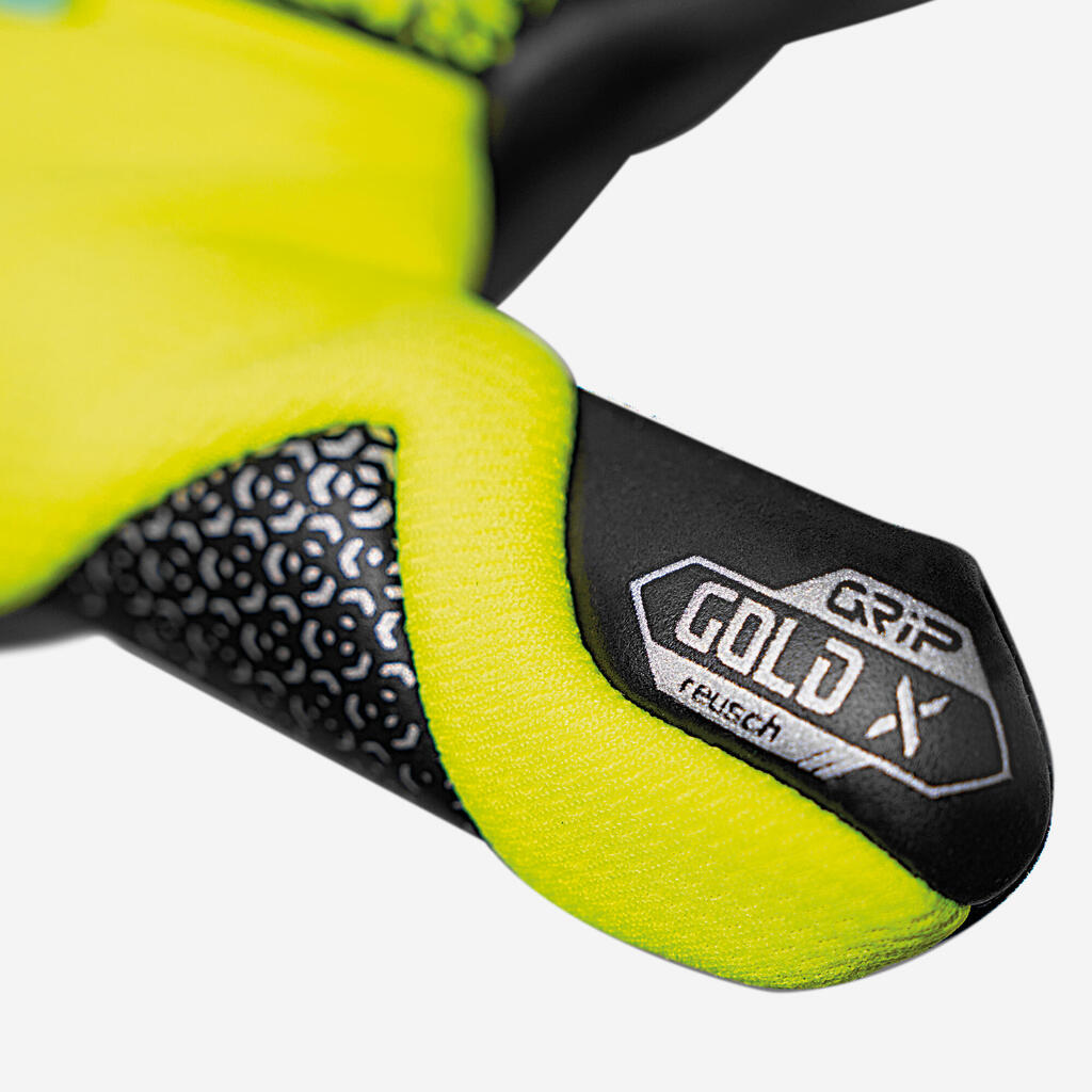 Adult Goalkeeper Gloves Attrakt Gold