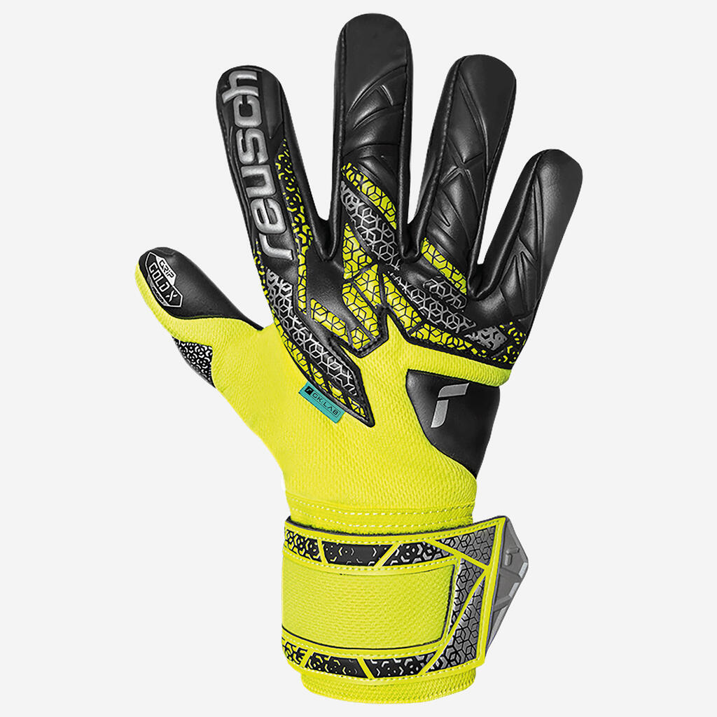Adult Goalkeeper Gloves Attrakt Gold