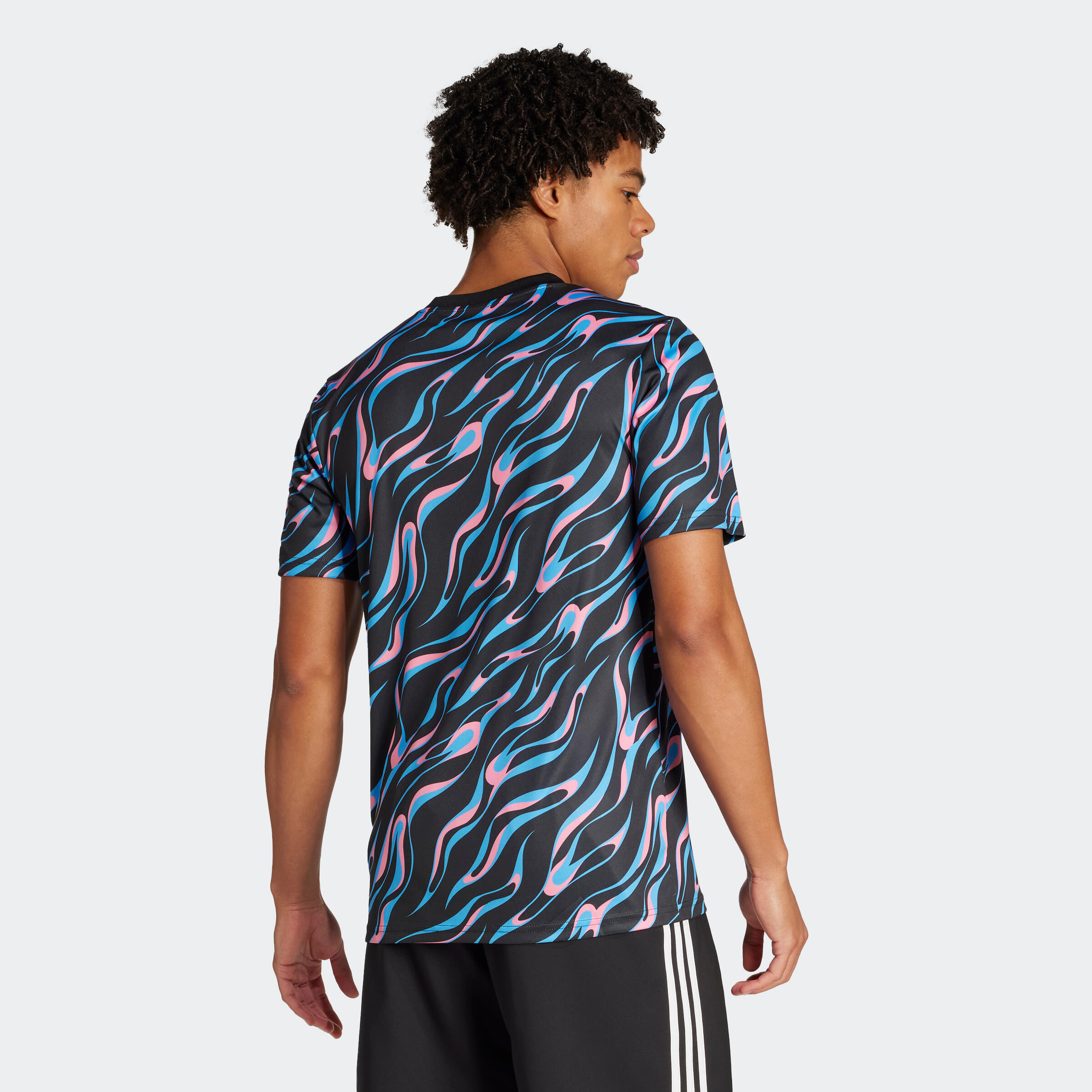 Camisola de Treino Futebol Adulto Azul/Rosa 5/7