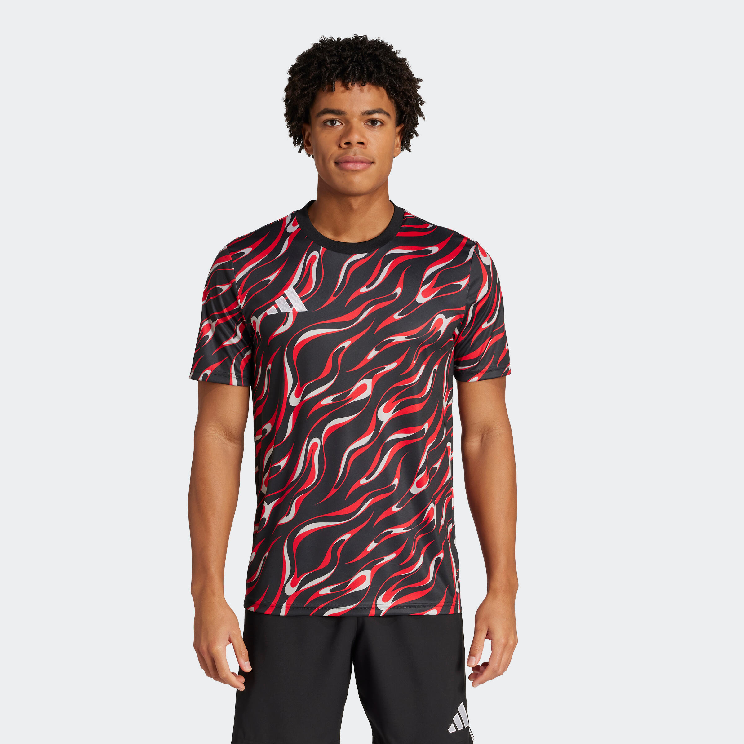 Voetbal trainingsshirt 25 rood 3/7