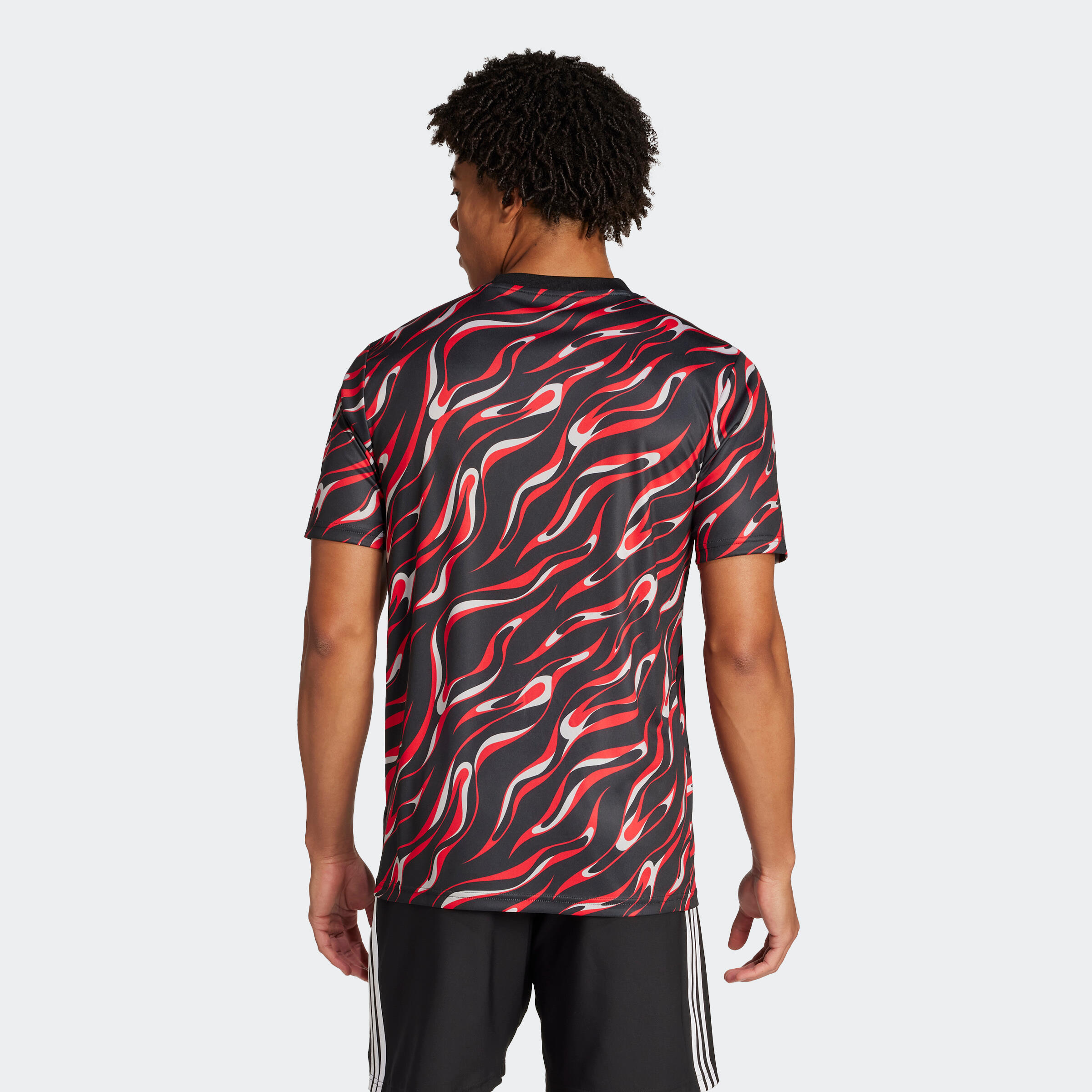 Voetbal trainingsshirt 25 rood 4/7
