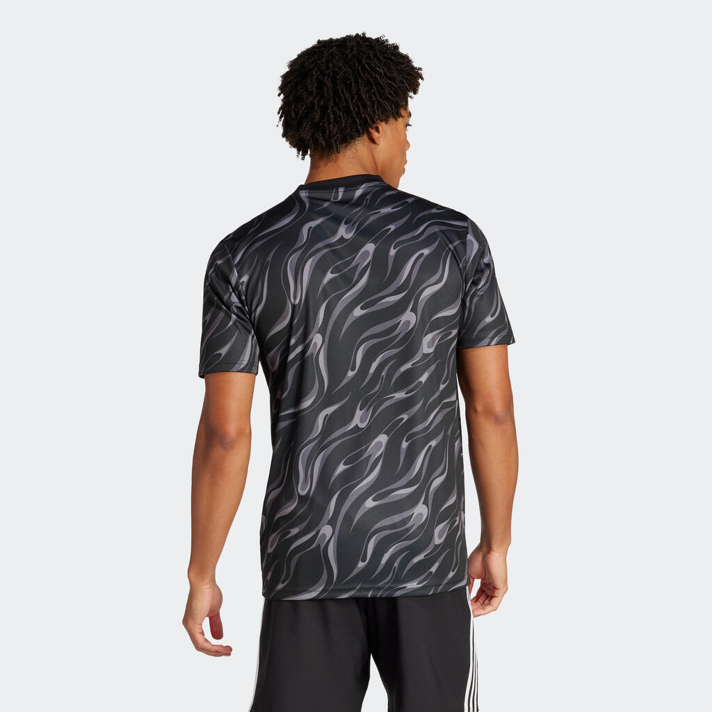 ADIDAS futbalový tréningový dres sivý