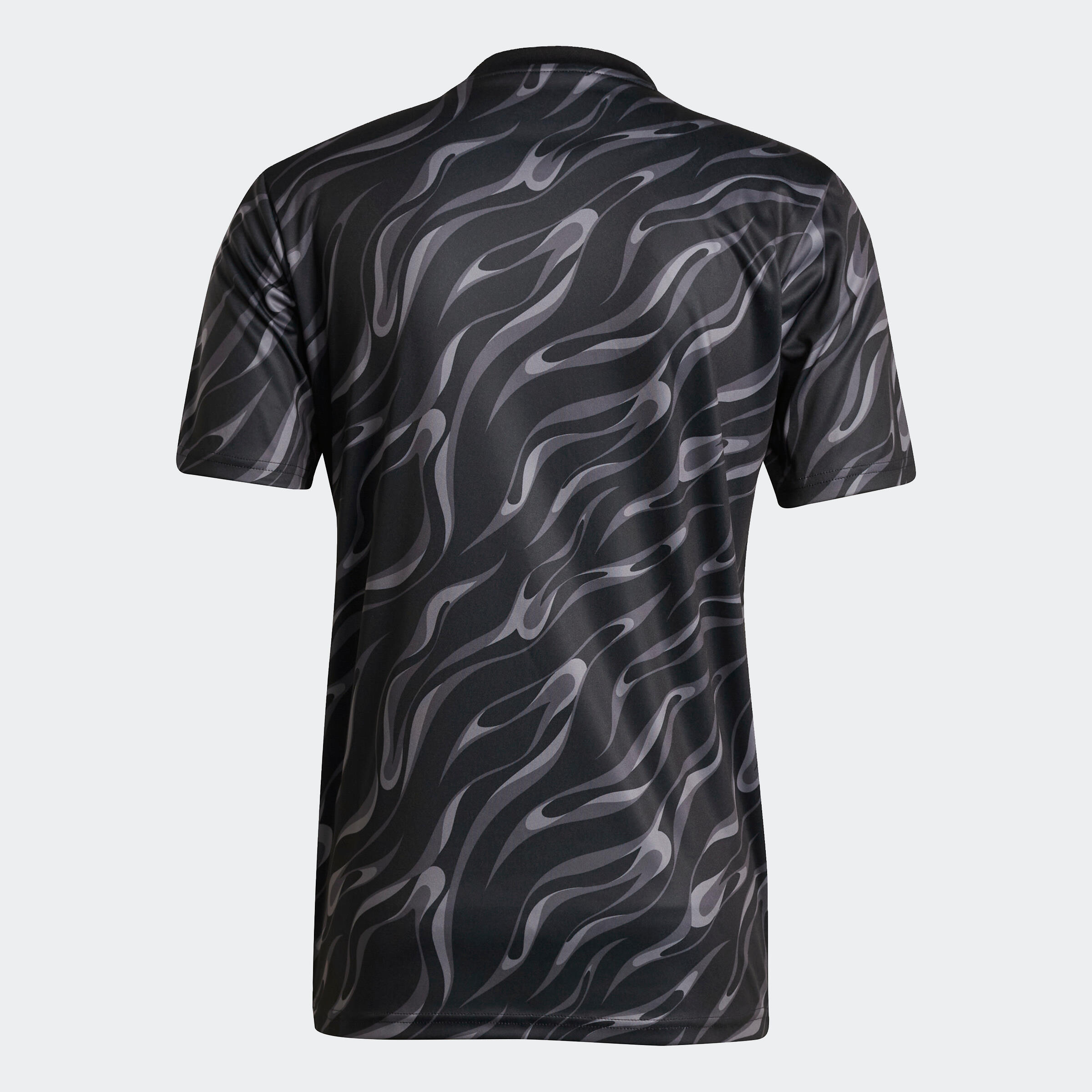 Voetbal trainingsshirt 25 zwart/grijs 2/8
