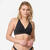 Haut de maillot de bain brassière grande taille surf femme - ana noir