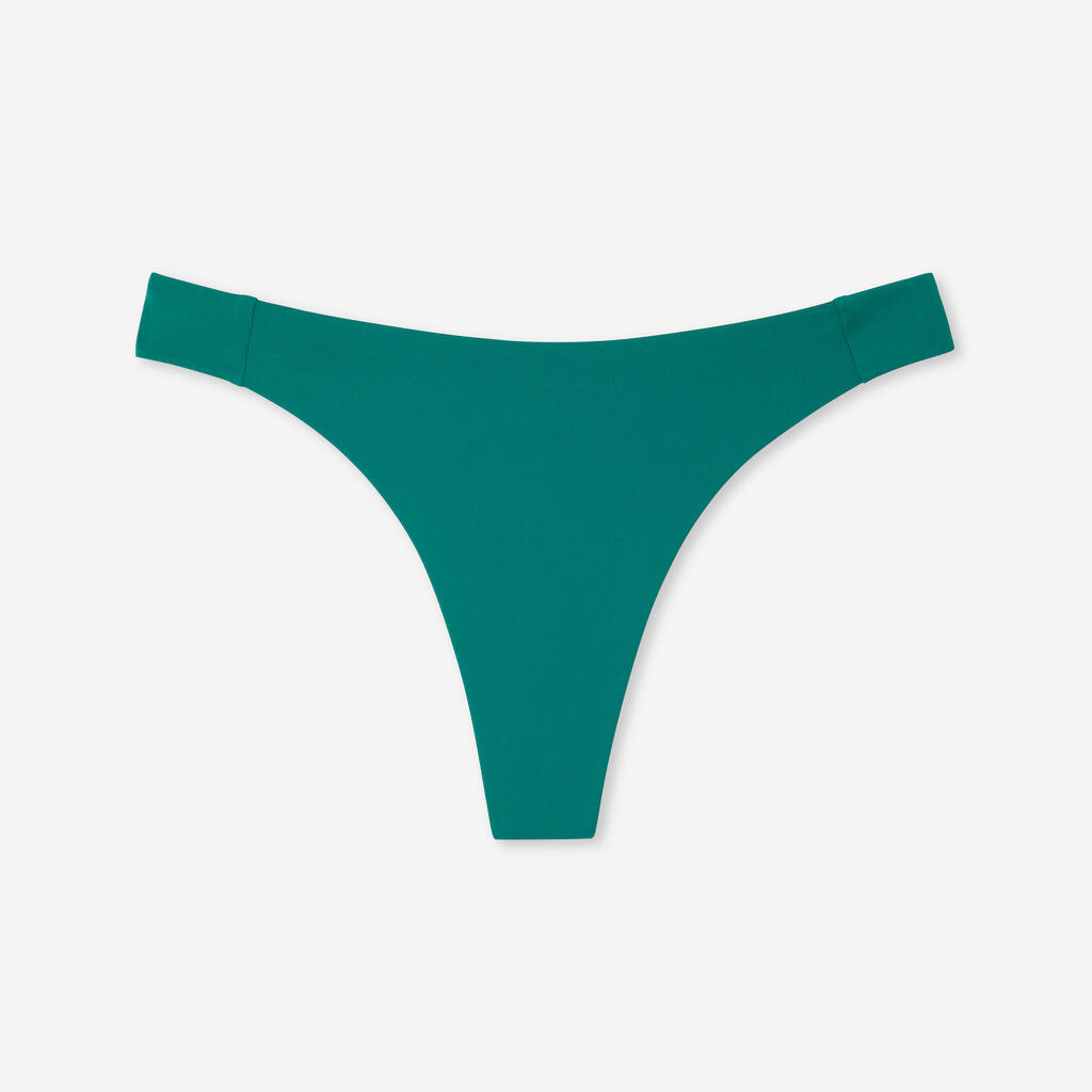 Women’s thong swimsuit bottoms - Nais green