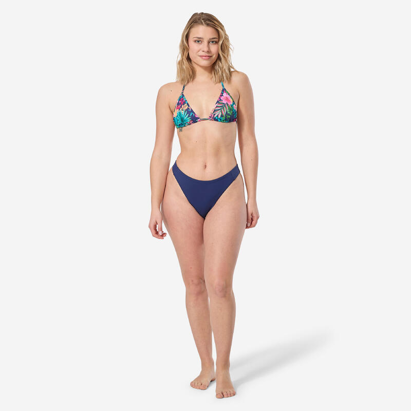 Slip de baie Tanga String Nais Albastru Damă