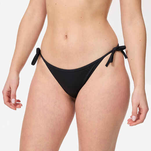 
      Panty de bikini para surf ajustable para mujer Olaian negro
  
