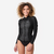 VESTE NEOPRENE FEMME NOIRE NIVEAU EXPERT avec mousse de 1,5MM et ZIP frontal