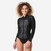VESTE NEOPRENE FEMME NOIRE NIVEAU EXPERT avec mousse de 1,5MM et ZIP frontal