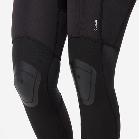 ЛЕГГИНСЫ УФ-ЗАЩИТА 900 ЖЕНСКИЕ ЧЕРНЫЕ со вставками из НЕОПРЕНА