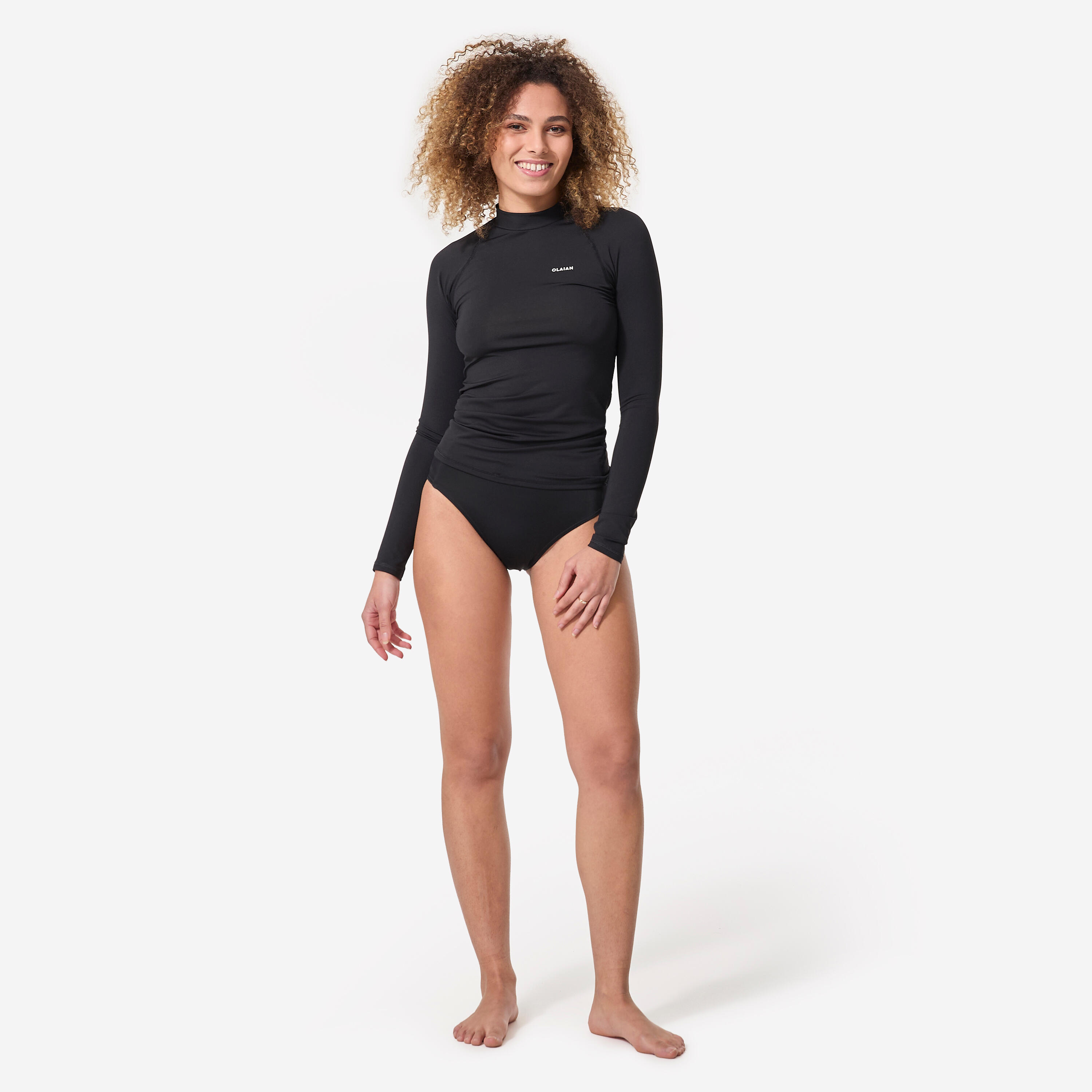 Maillot dermoprotecteur de surf à manches longues femme - OLAIAN