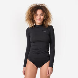 TEE SHIRT anti UV surf manches longues femme noir