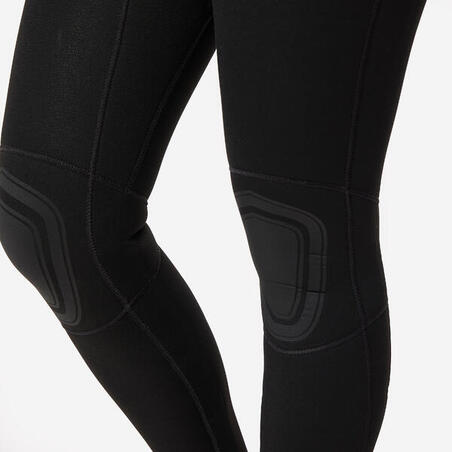 Гідрокостюм жіночий SURF 100 для серфінгу з неопрену 4/3 мм чорний