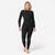 Combinaison SURF 100 Néoprène 4/3 mm femme noir back zip