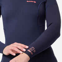 SURF 100 Neoprene wetsuit 2/2 mm women’s Marine blue back zip