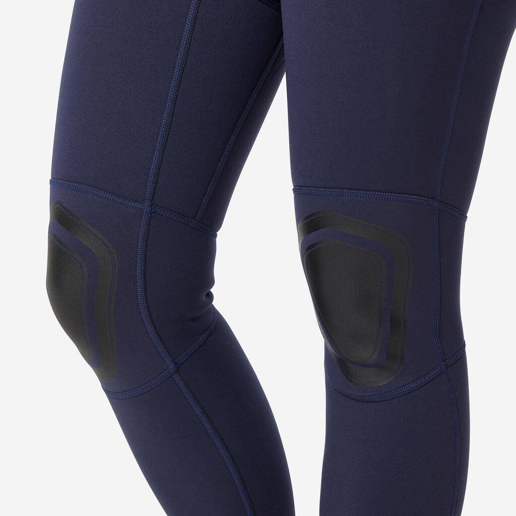 SURF 100 Neoprene wetsuit 2/2 mm women’s Marine blue back zip
