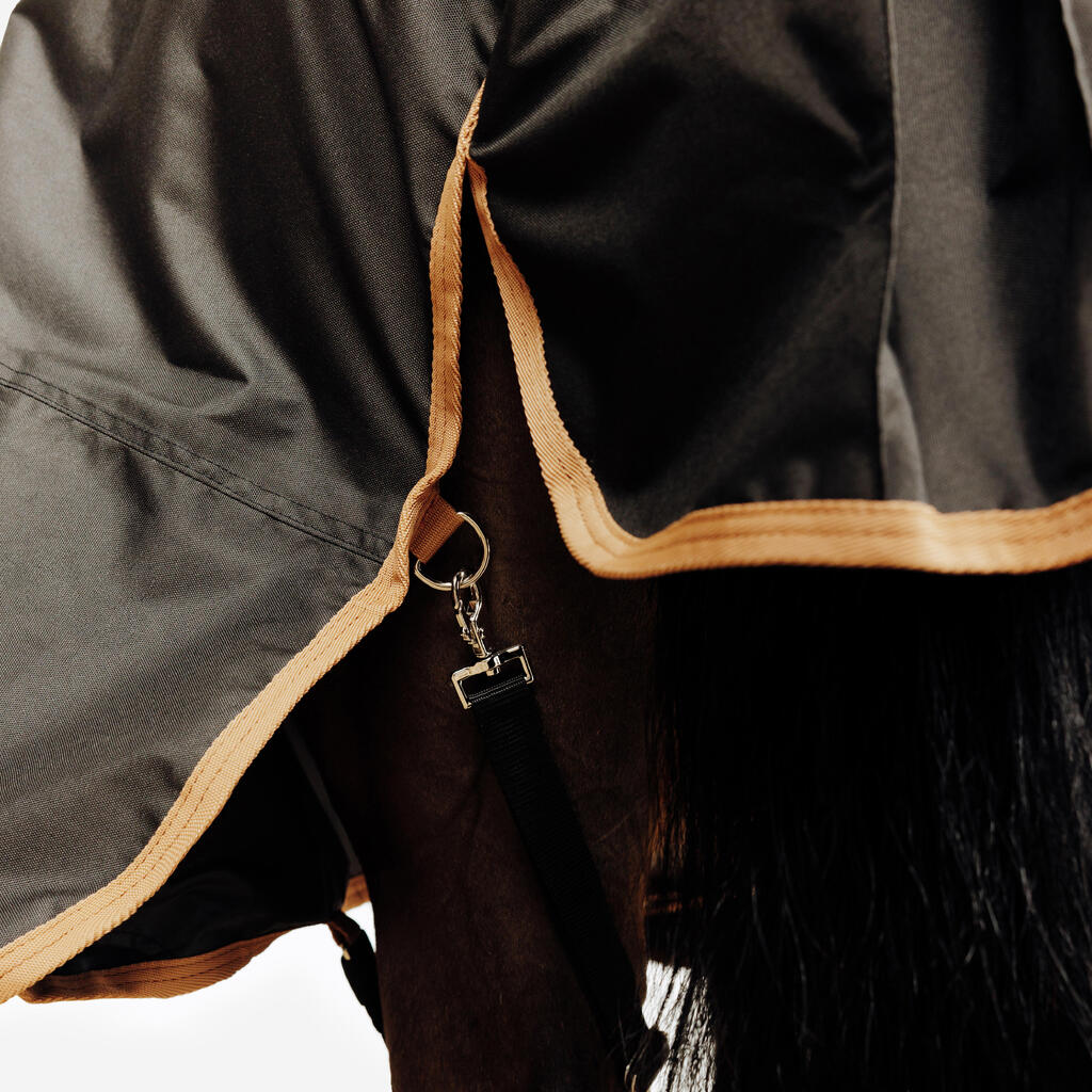 Regendecke Allweather 0 g Pferd/Pony schwarz/braun
