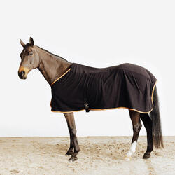 Chemise polaire de présentation BASIC équitation Cheval et Poney - Noire