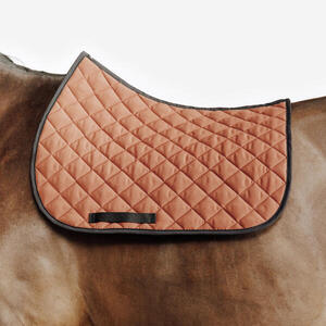 Mantilla Silla Equitación 100 Caballo Poni Marrón
