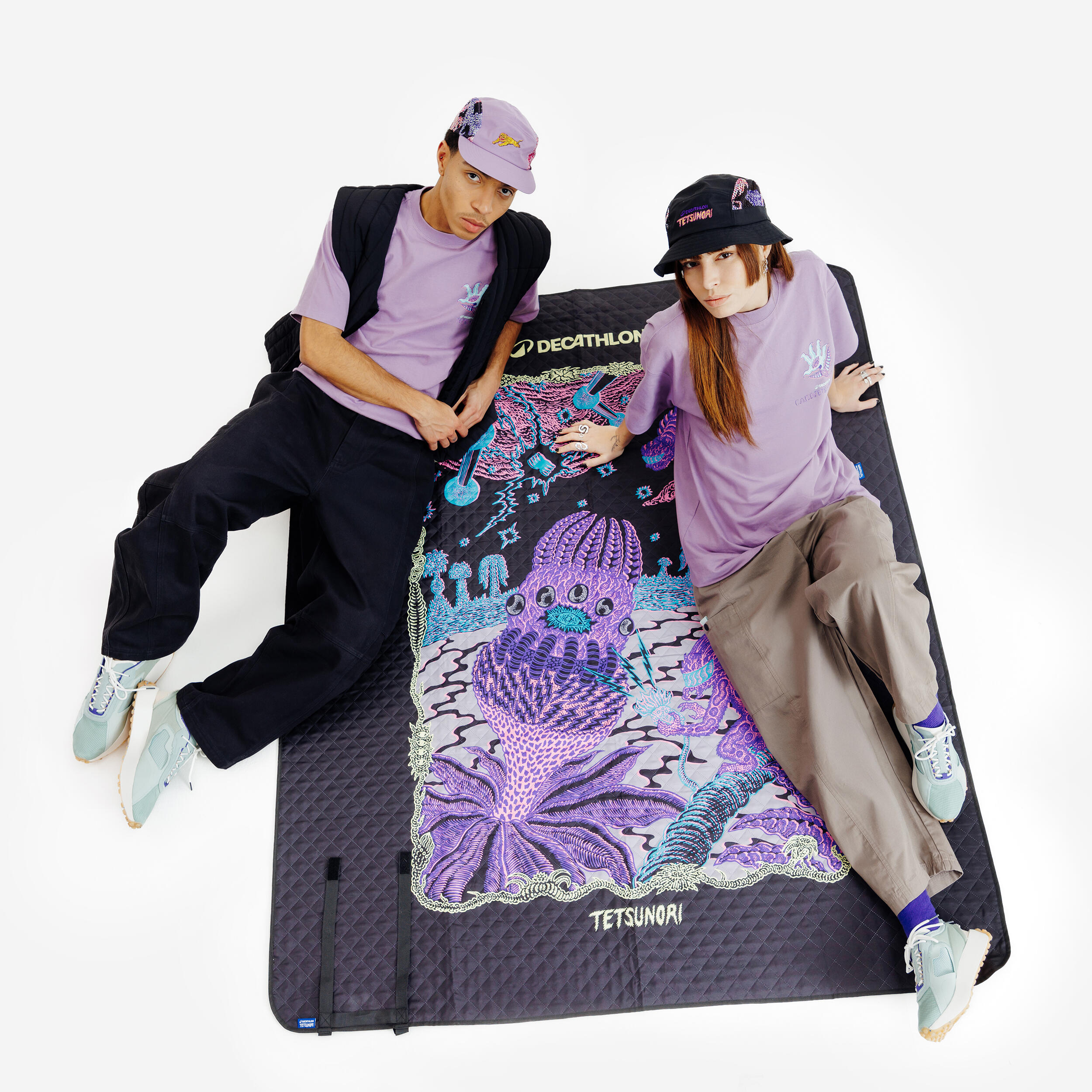 Plaid tapis DECATHLON x TETSUNORI 3/5