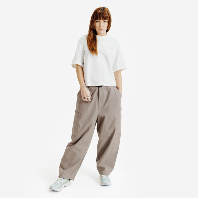 Crop T-shirt DECATHLON x TETSUNORI blanc