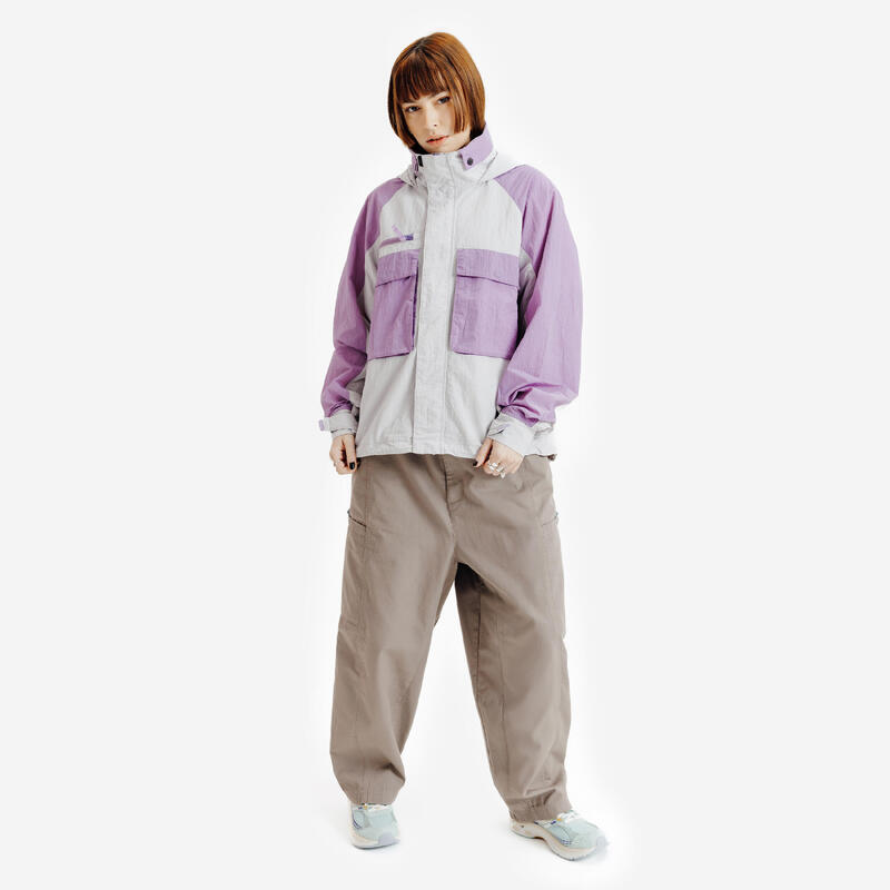Veste DECATHLON x TETSUNORI, Beige et Violet