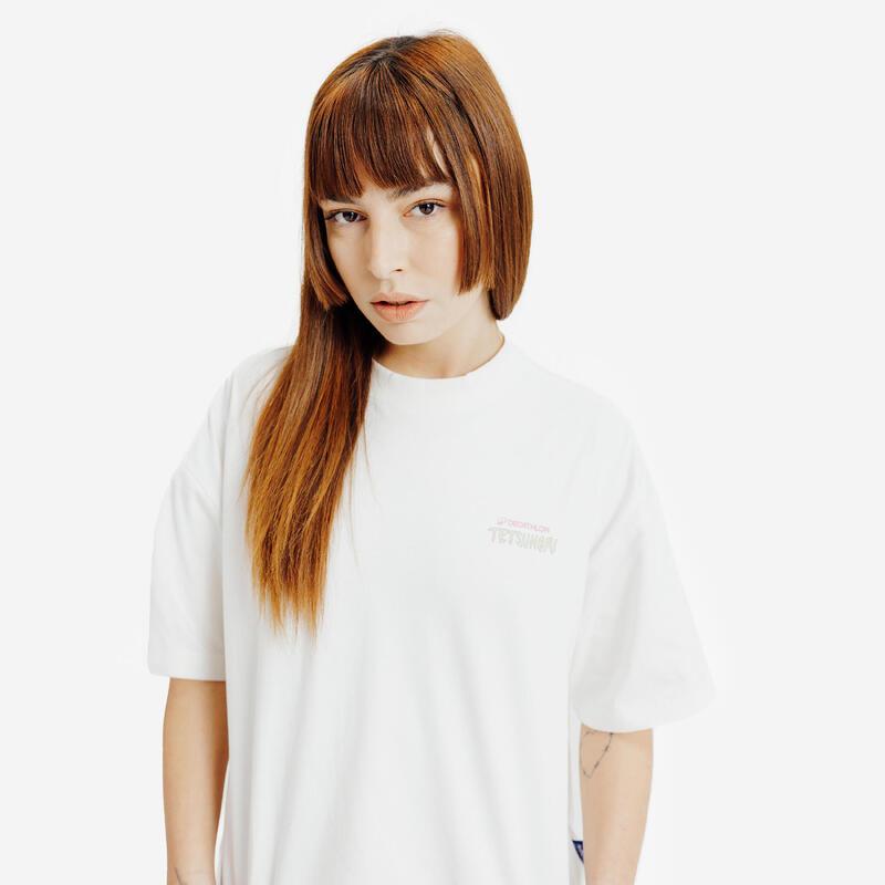 Crop T-shirt DECATHLON x TETSUNORI blanc