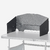 Pare-vent ajustable pour table et meuble de cuisine de camping