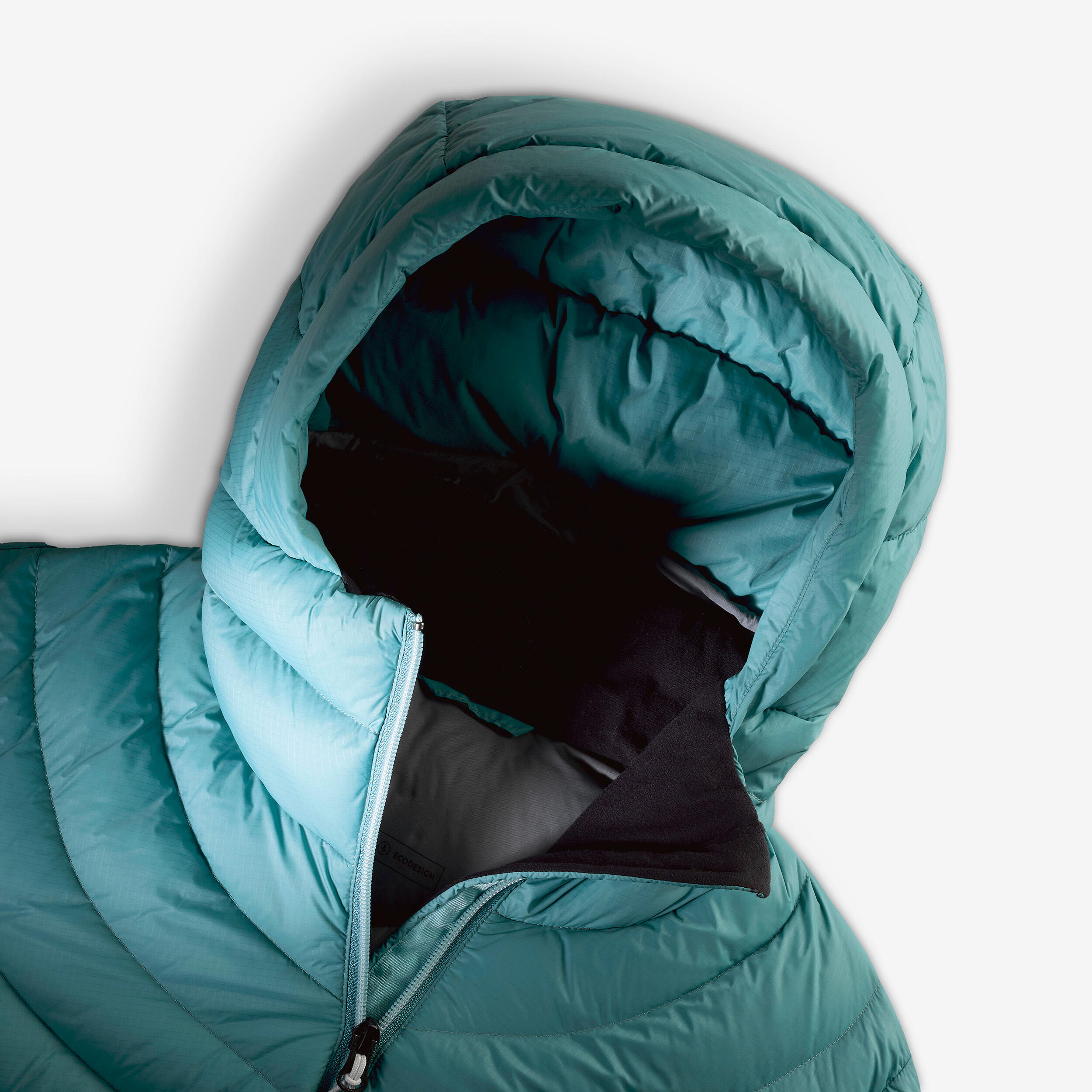 Doudoune à capuche en duvet de trek montagne MT500 -10 °C