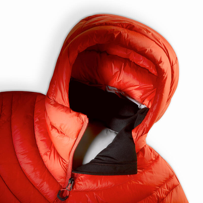 Geacă din puf Trekking MT500 -10°C Roșu Damă