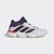 Chaussures de handball Adulte - Adidas Court Stabil blanc et violet