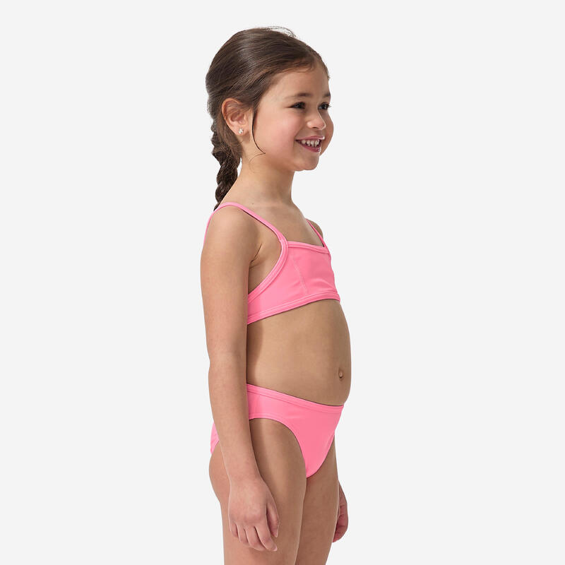 Bikini de Surf Menina Soutien BALI 100 Rosa