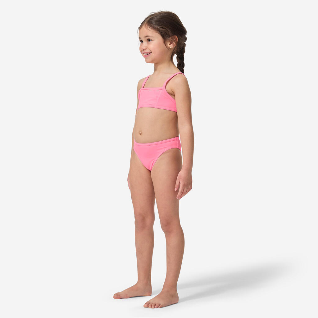 maillot de bain 2 pièces SURF FILLE BRASSIERE ROSE  BALI 100