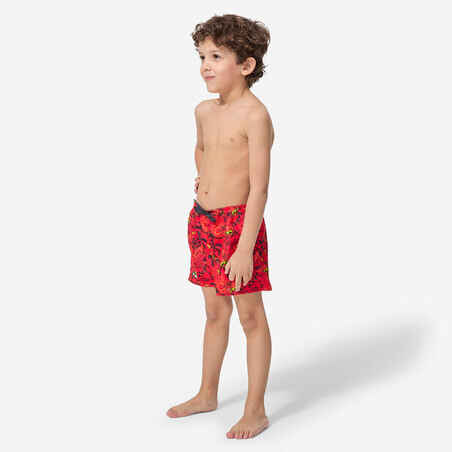 Boy’s swim shorts - 100 happysurf red