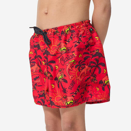 Short de bain Garçon - 100 orange