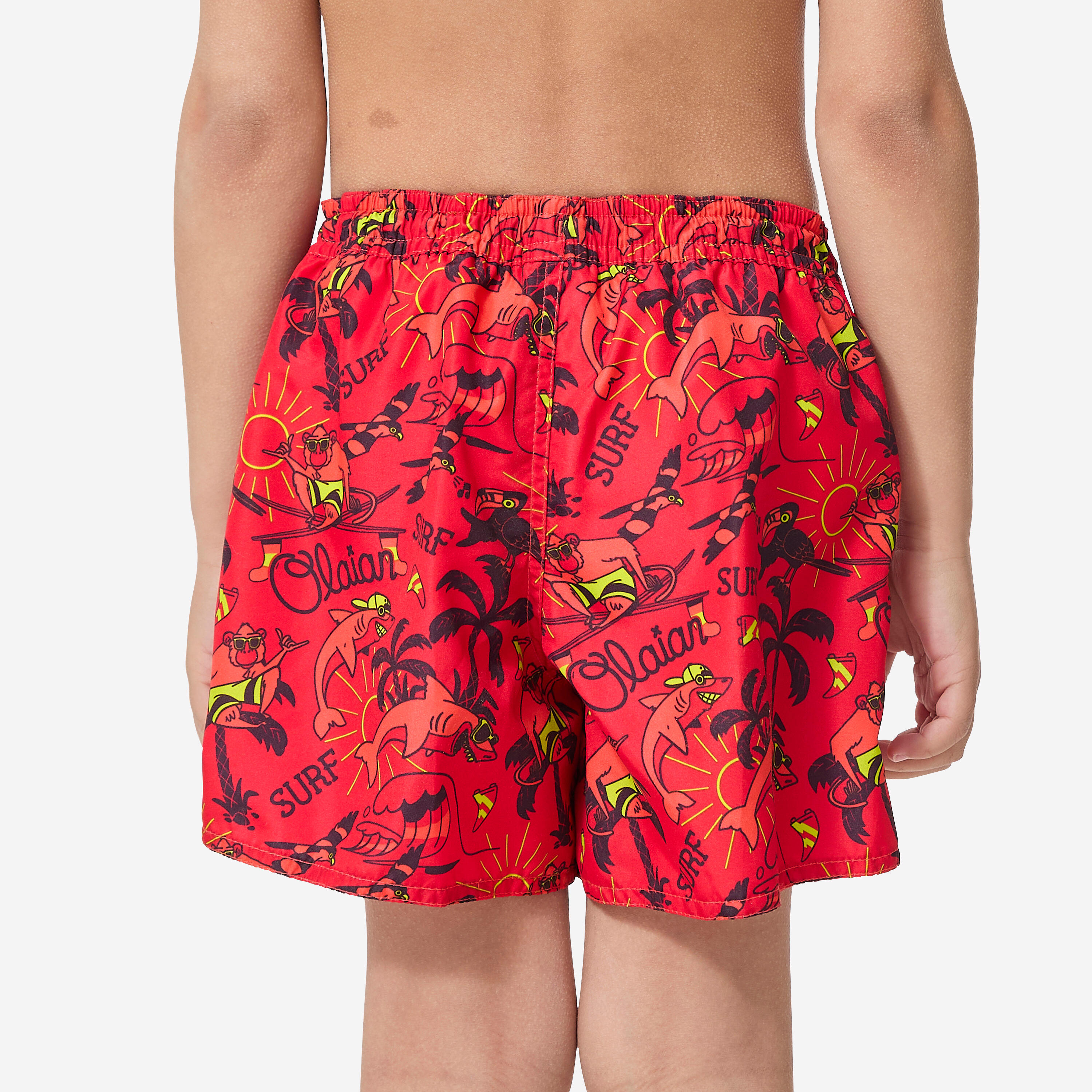 Short de surf garçon, 100 Âge 4-8 ans 4/7