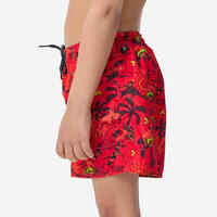 Boy’s swim shorts - 100 happysurf red