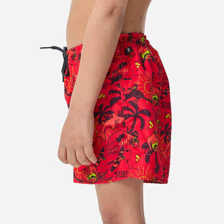 Boy’s swim shorts - 100 happysurf red