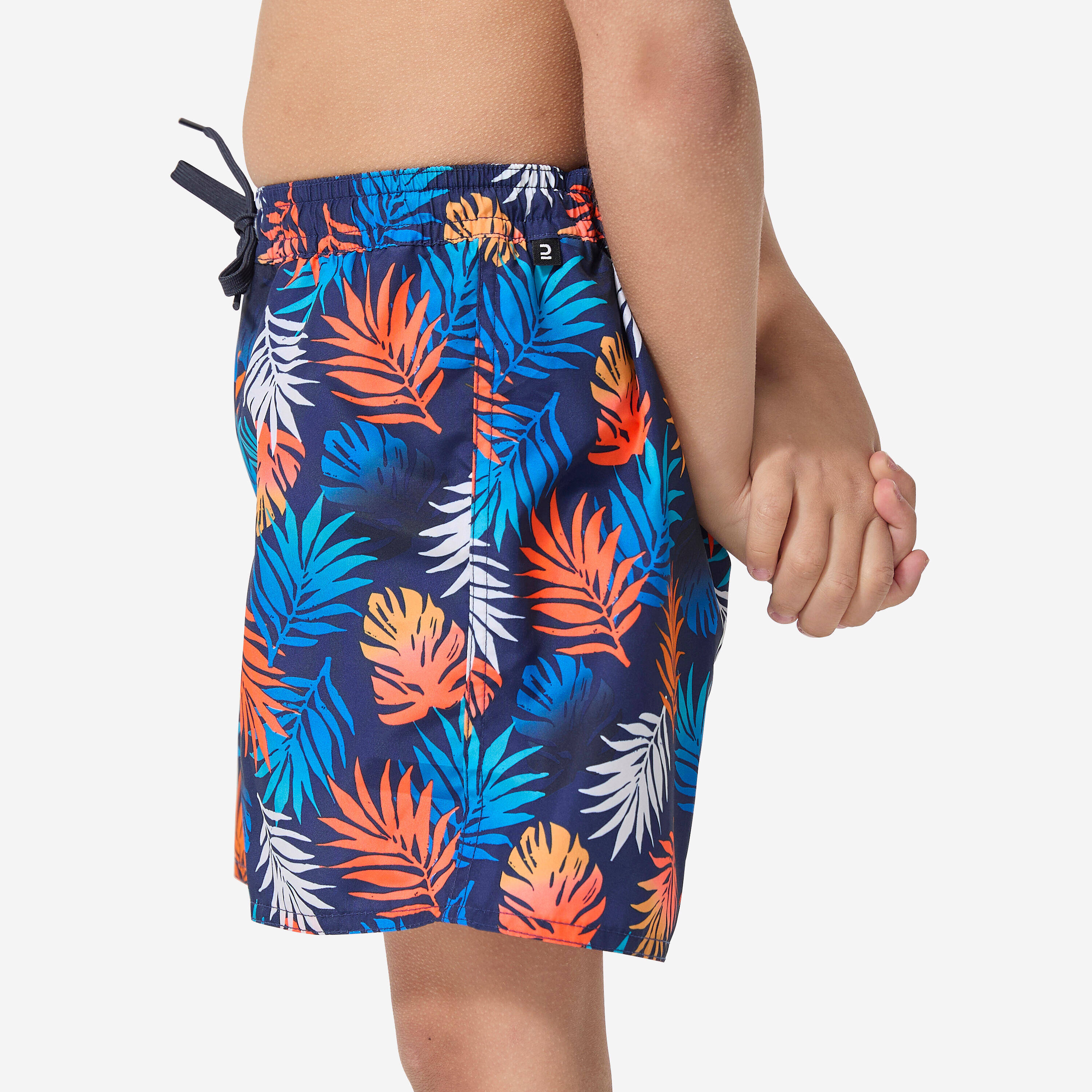 Boys’ swim shorts -100 shadow red -  3
